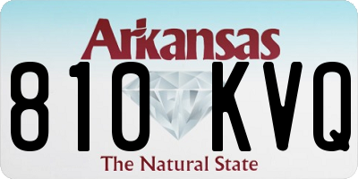AR license plate 810KVQ