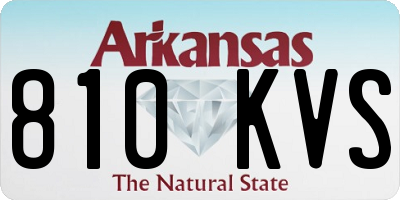 AR license plate 810KVS