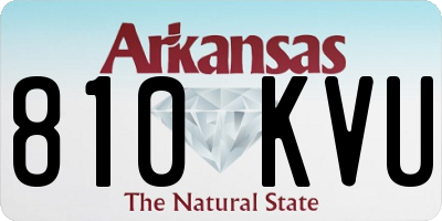 AR license plate 810KVU