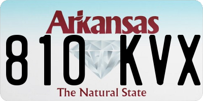 AR license plate 810KVX