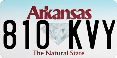 AR license plate 810KVY