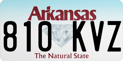 AR license plate 810KVZ