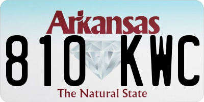 AR license plate 810KWC
