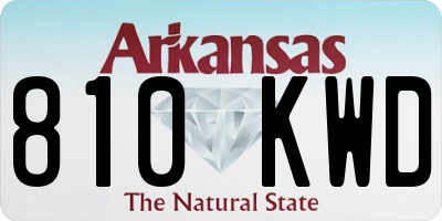 AR license plate 810KWD