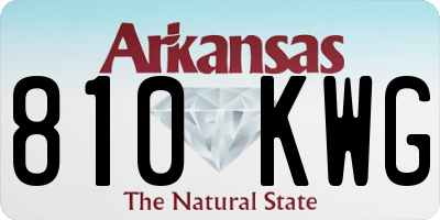 AR license plate 810KWG