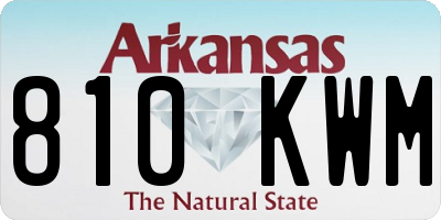 AR license plate 810KWM