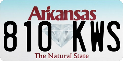 AR license plate 810KWS