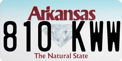 AR license plate 810KWW