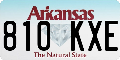 AR license plate 810KXE