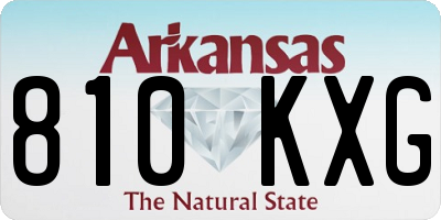 AR license plate 810KXG