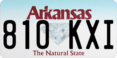 AR license plate 810KXI