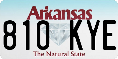AR license plate 810KYE