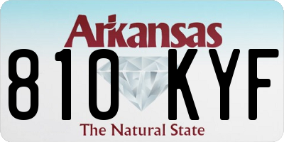 AR license plate 810KYF