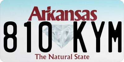 AR license plate 810KYM