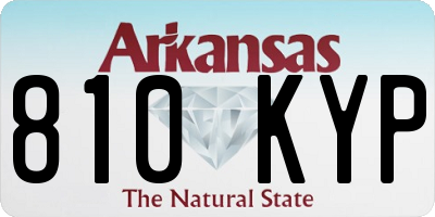 AR license plate 810KYP