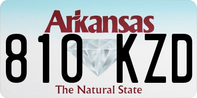 AR license plate 810KZD