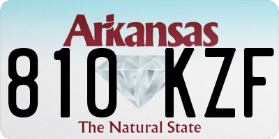 AR license plate 810KZF
