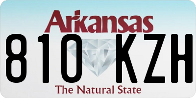 AR license plate 810KZH