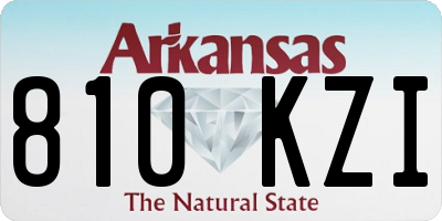 AR license plate 810KZI
