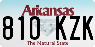 AR license plate 810KZK