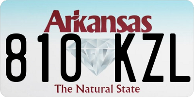 AR license plate 810KZL