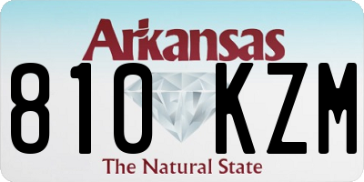 AR license plate 810KZM