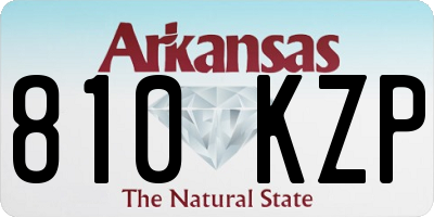 AR license plate 810KZP