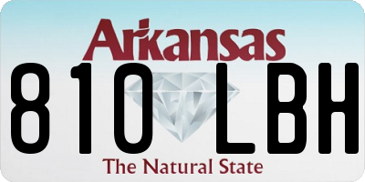AR license plate 810LBH