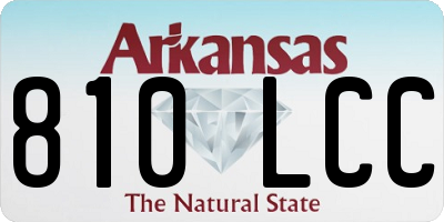 AR license plate 810LCC