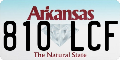 AR license plate 810LCF