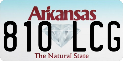 AR license plate 810LCG