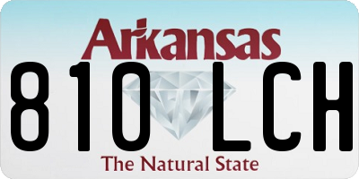 AR license plate 810LCH
