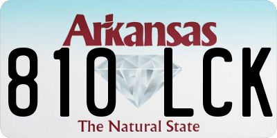 AR license plate 810LCK
