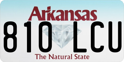 AR license plate 810LCU