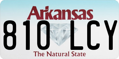 AR license plate 810LCY