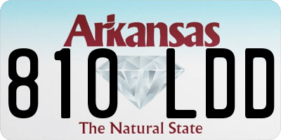AR license plate 810LDD