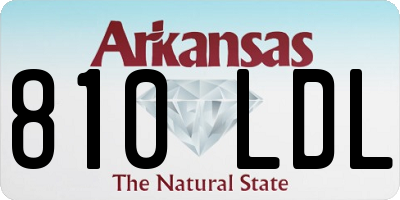 AR license plate 810LDL