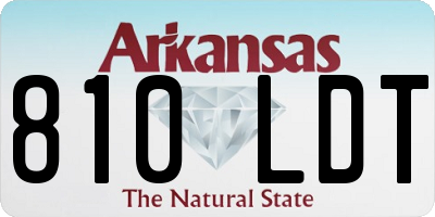 AR license plate 810LDT