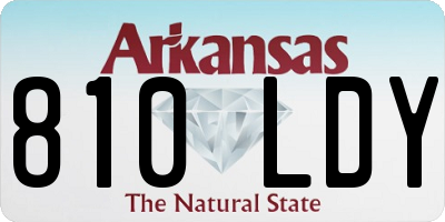 AR license plate 810LDY