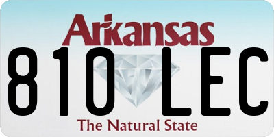 AR license plate 810LEC