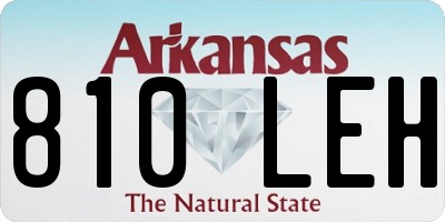 AR license plate 810LEH
