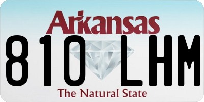 AR license plate 810LHM