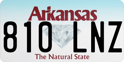 AR license plate 810LNZ