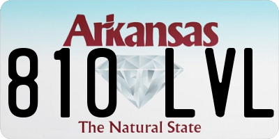 AR license plate 810LVL