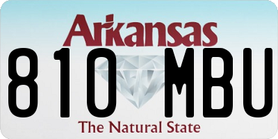 AR license plate 810MBU