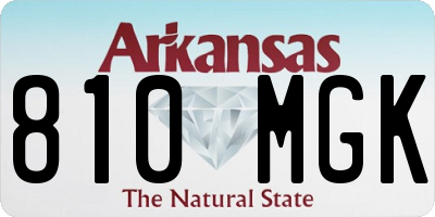 AR license plate 810MGK
