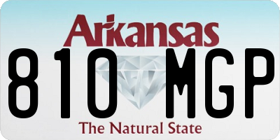 AR license plate 810MGP