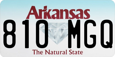 AR license plate 810MGQ