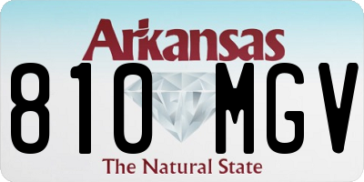 AR license plate 810MGV