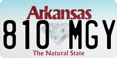 AR license plate 810MGY